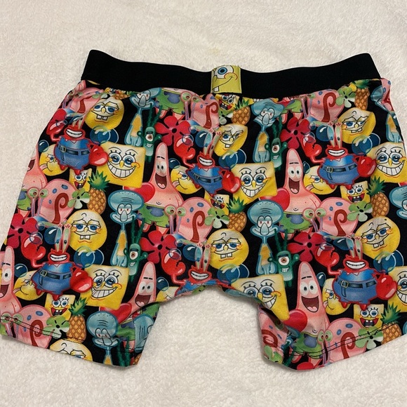 Sponge bob square pants crazy boxers size Large - Picture 3 of 3